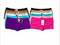 Mb lage damesboxer microfiber maat l-xl aqua - afbeelding 1 van  3