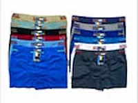 Mb microfiber herenboxer maat l wit - afbeelding 1 van  3