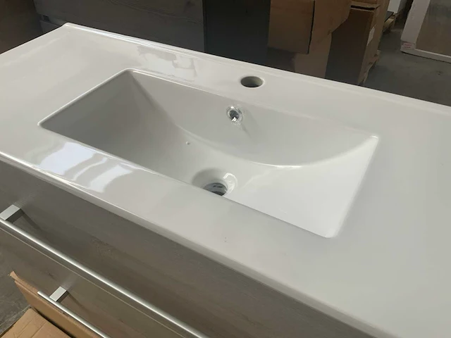 Mb stretto badmeubel grijs essen 100cm - afbeelding 5 van  7