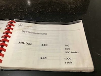 Mb trac 800/ 440/2 vierwielaangedreven landbouwtractor - afbeelding 28 van  28