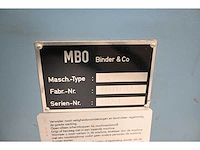 Mbo - b30-1-30/4 /b30-2-30/4 /b26/3 - vouwmachine - afbeelding 6 van  17