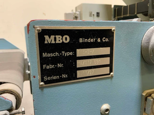 Mbo - t45 - vouwmachine - afbeelding 13 van  14