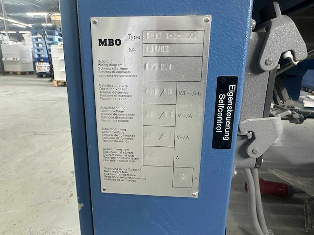 Mbo binder gmbh & co. - t700 en t800.1 & lega 55.6. - vouwmachine - afbeelding 15 van  27