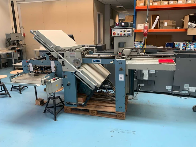 Mbo t49/4 x tassenvouwmachine - afbeelding 1 van  10