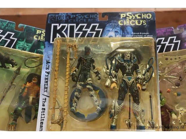 Mcfarlane toys - kiss psycho circus actiefiguren - 4 stuks - afbeelding 2 van  6