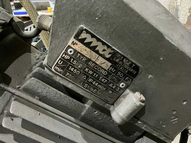 Mci record afkortcirkelzaagmachine v.v. aan- afvoer rollenbaan - afbeelding 6 van  6
