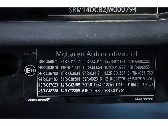 Mclaren 720s coupe 4,0l v8 twin turbo - 2018 - afbeelding 87 van  88