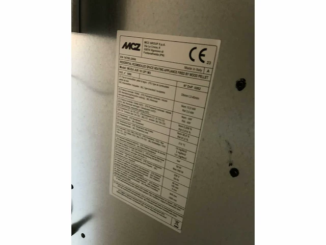 Mcz musa air 10 up! pelletkachel - afbeelding 5 van  5