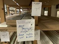 Mdf deurlijst 12x70x2500mm (12x) - afbeelding 3 van  3