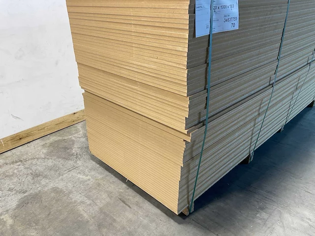 Mdf plaat 2620x1008 mm ongegrond 18 mm (25x) - afbeelding 3 van  6