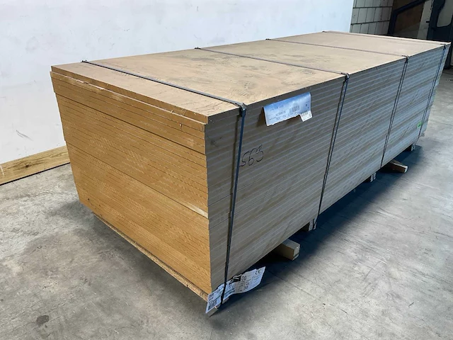 Mdf plaat 2620x1030 mm ongegrond 25 mm (50x) - afbeelding 3 van  6