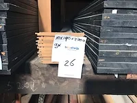 Mdf plank rabat met kraal (9x) - afbeelding 1 van  2