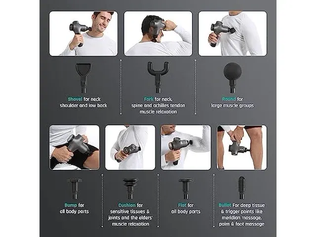 Mebak massage gun mebak 3 - afbeelding 2 van  4