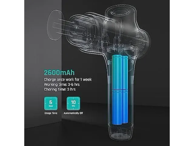 Mebak massage gun mebak 3 - afbeelding 3 van  4