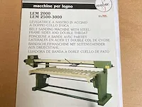 Meber - lem 3000 - lange bandschuurmachine - 1992 - afbeelding 3 van  14