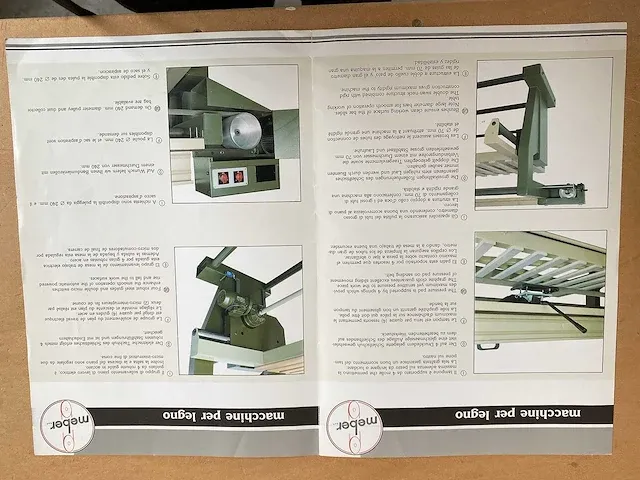 Meber - lem 3000 - lange bandschuurmachine - 1992 - afbeelding 4 van  14
