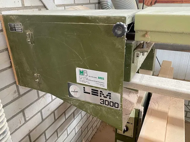 Meber - lem 3000 - lange bandschuurmachine - 1992 - afbeelding 9 van  14