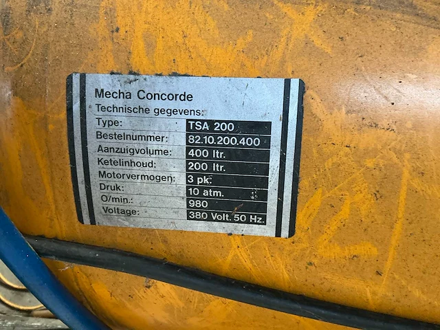 Mecha concorde powerblock tsa 200 zuigercompressor - afbeelding 7 van  7