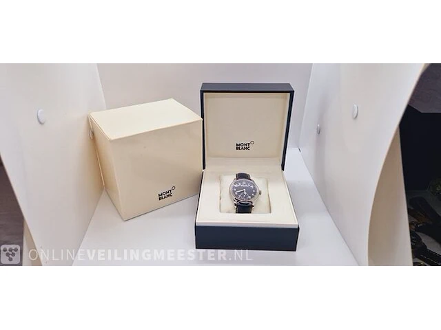 Mechanisch horloge - montblanc 1858 limited edition - afbeelding 2 van  10