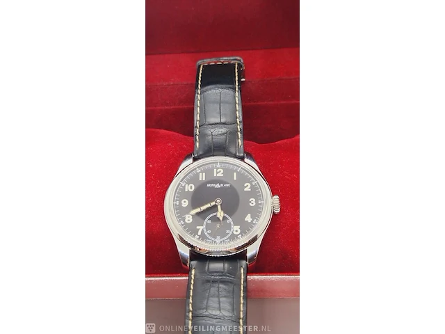 Mechanisch horloge - montblanc 1858 limited edition - afbeelding 4 van  10