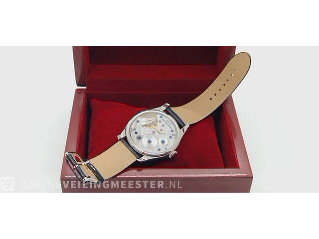 Mechanisch horloge - montblanc 1858 limited edition - afbeelding 8 van  10