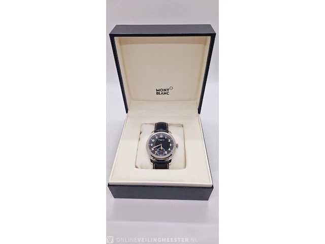 Mechanisch horloge - montblanc 1858 limited edition - afbeelding 10 van  10