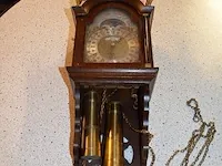 Mechanische wandklok, vaas, 12 sierstukken - afbeelding 7 van  11