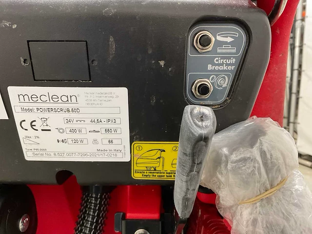Meclech powerscrub 50d veegmachine - afbeelding 4 van  17