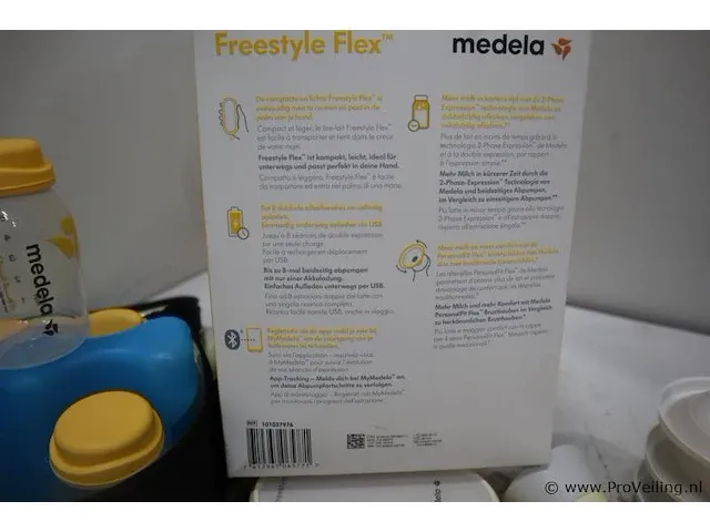 Medela freestyle flex dubbelzijdige, elektrische borstkolf met touchscreen - afbeelding 6 van  7