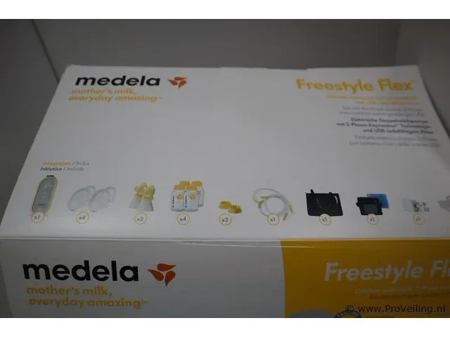 Medela freestyle flex dubbelzijdige, elektrische borstkolf met touchscreen - afbeelding 7 van  7