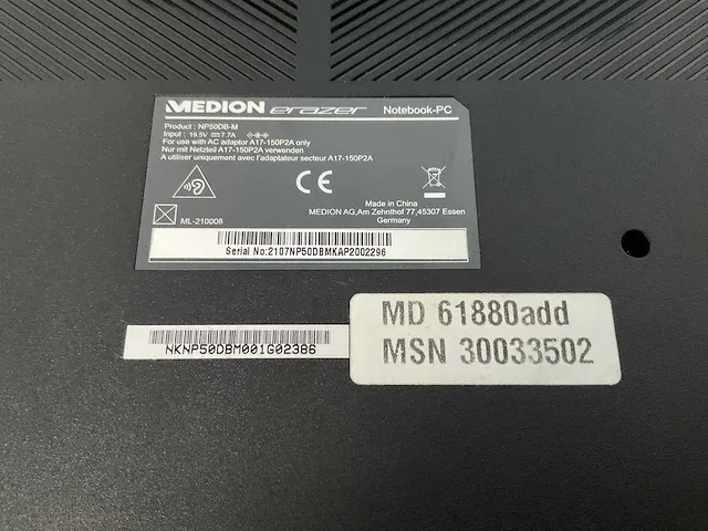 Medion erazer crawler md61880 (reparatieproduct) - afbeelding 7 van  8