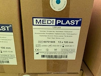Mediplast suturtape 13x100 mm wound closure tape (128x) - afbeelding 4 van  5