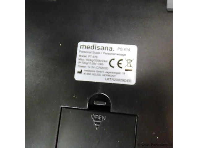 Medisana elektronische personen weegschaal - afbeelding 5 van  5