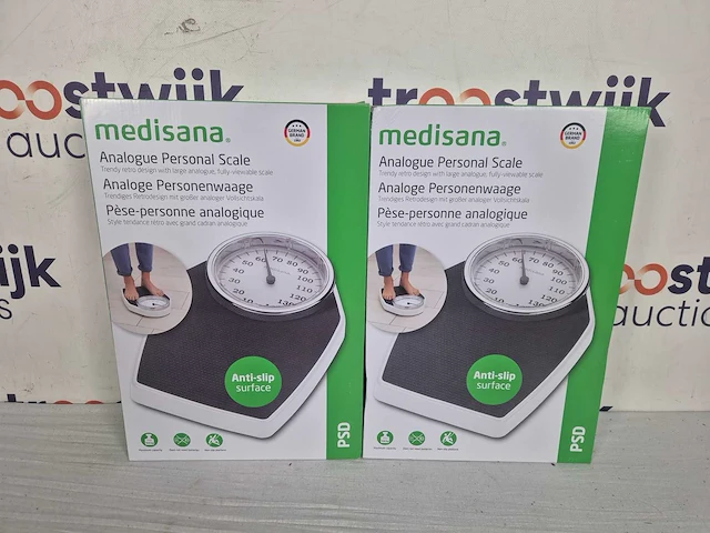 Medisana psd - analoge personenweegschaal (2x) - afbeelding 2 van  2