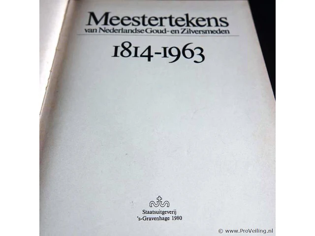 Meestertekens 1814-1963 - afbeelding 2 van  5