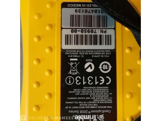 Meetinstrument trimble, geo explorer 2008 series geo hx - afbeelding 6 van  14