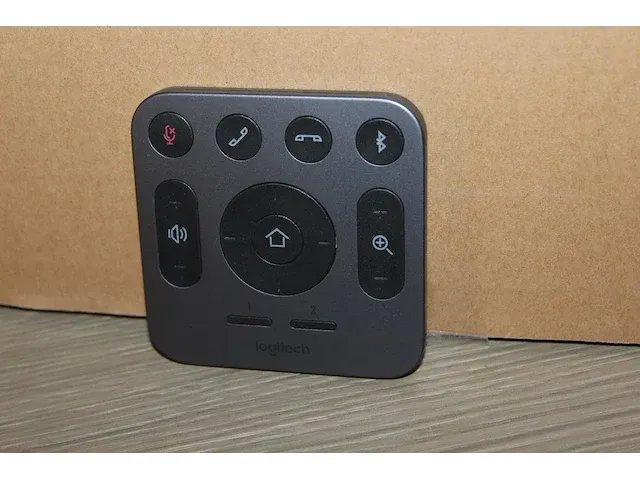 Meetup logitech camera en speakerphone unit met afstandsbediening. let op: voedingskabel ontbreekt. - afbeelding 2 van  2