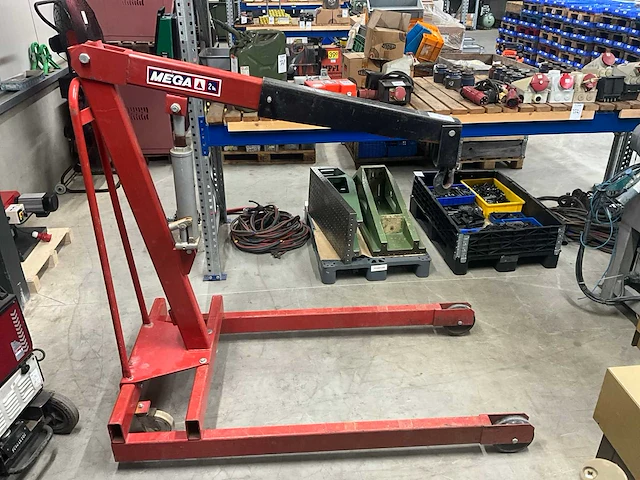 Mega 2tn hand hydraulische werkplaatskraan - afbeelding 1 van  7