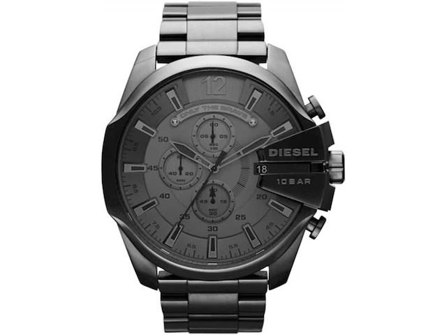 Mega chief chronograph gunmetal roestvrijstalen horloge - afbeelding 1 van  2