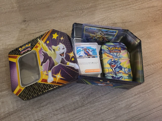 Mega pokémonkaartencollectie - vele kaarten inclusief zeldzaamheden en twee originele pokémon tins - afbeelding 8 van  17