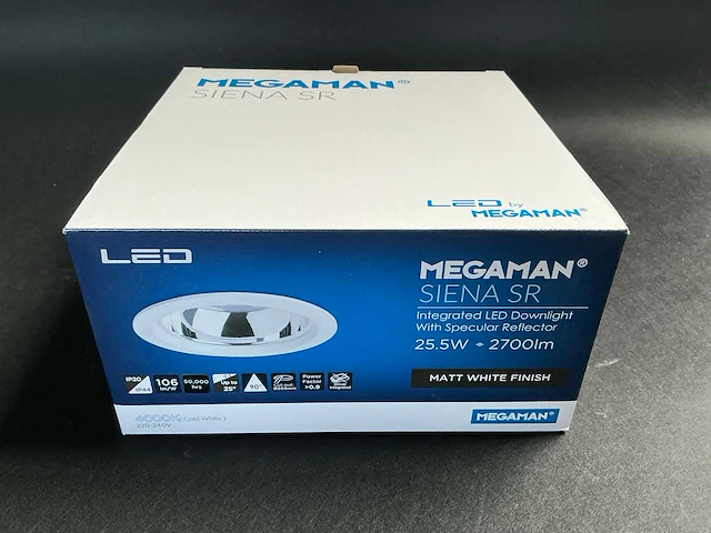 Megaman - siena sr - 519286 - plafondlamp (24x) - afbeelding 1 van  8