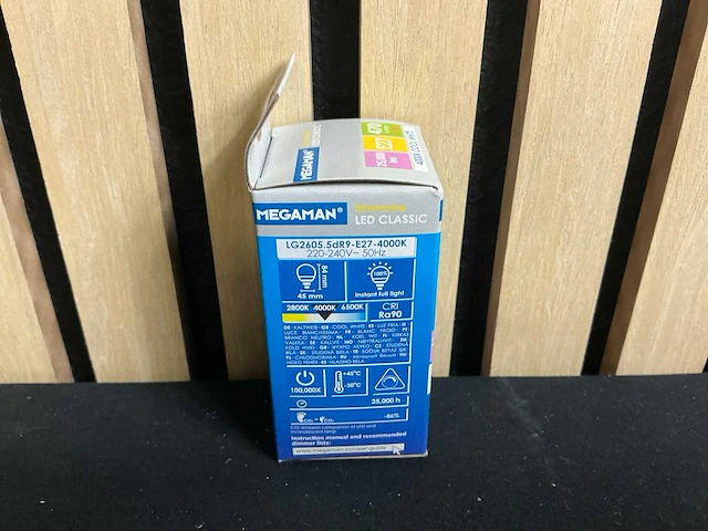 Megaman lg2605.5dr9-e27-4000k led lamp (240x) - afbeelding 4 van  6