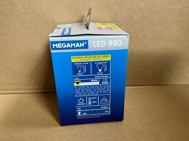 Megaman lr218093-opv00-nd-e27-2800k slimme verlichting (48x) - afbeelding 4 van  5