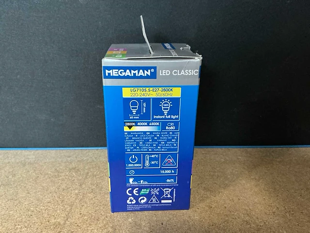 Megaman mm06298 led lamp (60x) - afbeelding 4 van  5