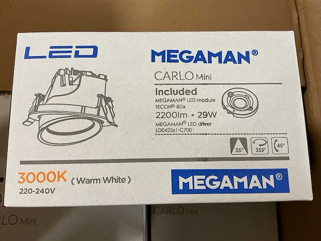Megaman mm06519 carlo mini 29w (12x) - afbeelding 1 van  4