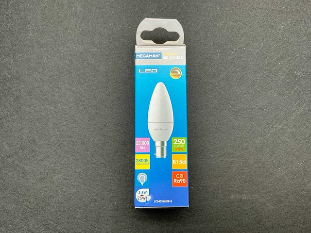 Megaman mm09998 led candle (240x) - afbeelding 1 van  6