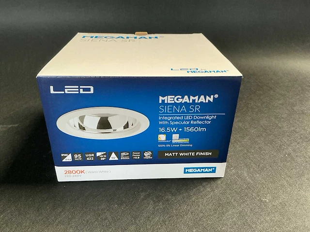 Megaman siena sr 519280 led downlight (24x) - afbeelding 1 van  7