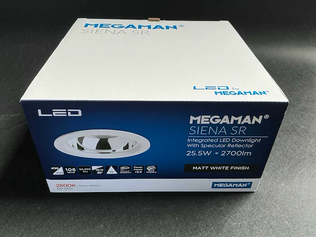 Megaman siena sr 519284 led downlight (60x) - afbeelding 1 van  6