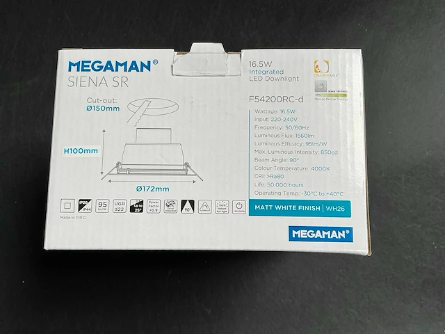 Megaman siena sr mm07647 led downlight (24x) - afbeelding 3 van  7