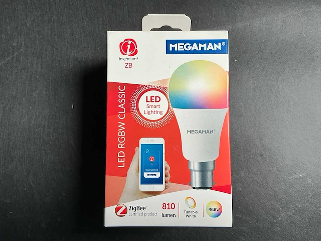 Megaman zigbee led rgbw classic (600x) - afbeelding 1 van  6